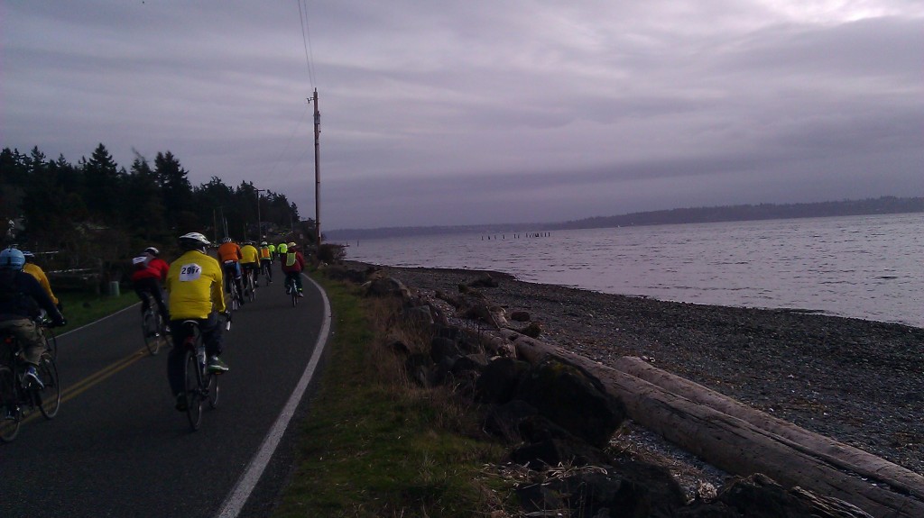 Riding along Puget Sound Riding along Puget Sound