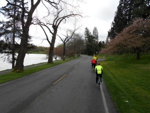 Me riding on Lake Washington Blvd