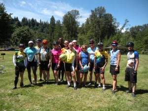 Halfway there! Lunch stop at Flaming Geyser State Park